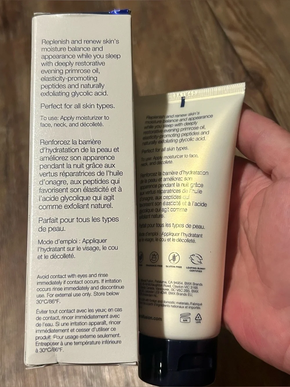 Mineral Fusion Nighttime Recovery Face Cream - Full Size 3.4 fl oz